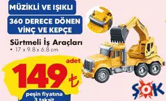 GOKİDY OYUNCAK SÜRTMELİ İŞ ARAÇLARI